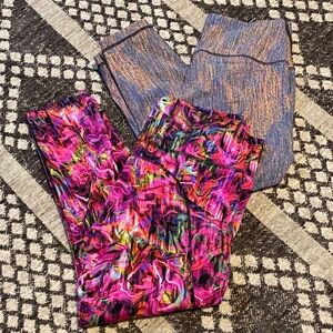 lululemon athletica Multicolor Leggings Set